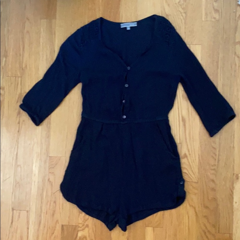 Navy Romper